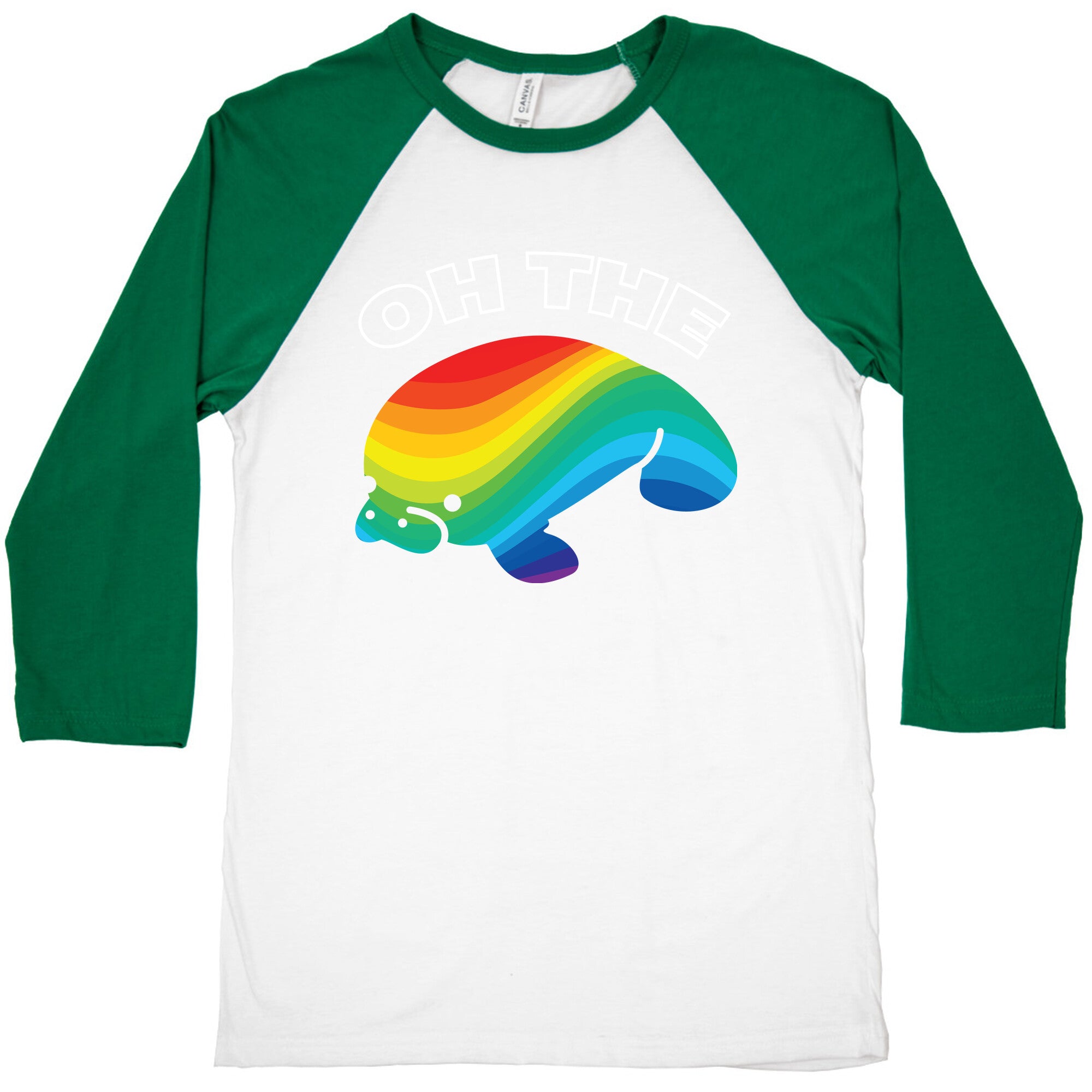 Hue Manatee Baseball Tee